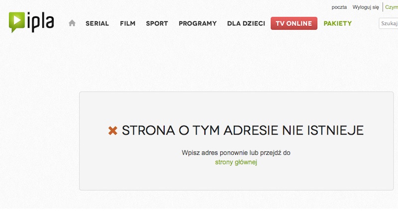 strona nie istnieje